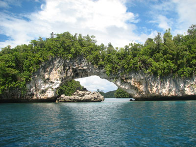 Natural Bridge, Rock Islands, Palau