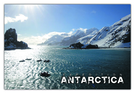Antarctica Postcard - Zodiac Expedition