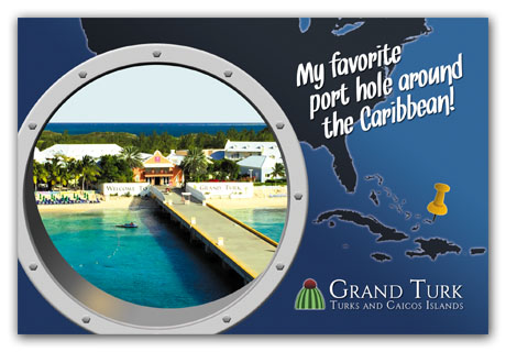 Grand Turk Cruise Center Postcard
